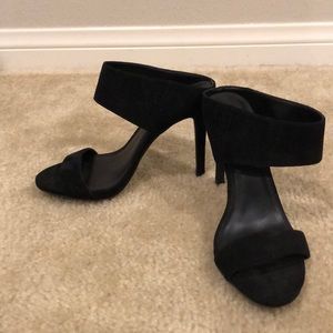 Black Strap Heels
